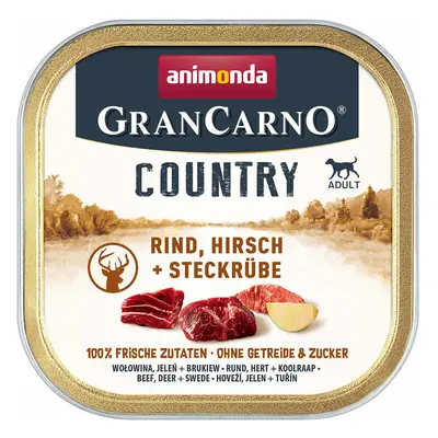 animonda GranCarno Country hovězí a jelení maso s tuřínem 22 × 150 g