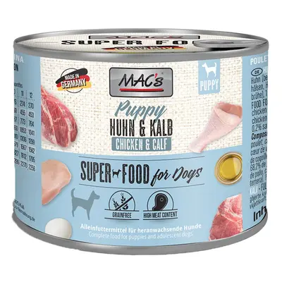 MAC's Dog Puppy kuřecí a telecí maso 6× 200 g