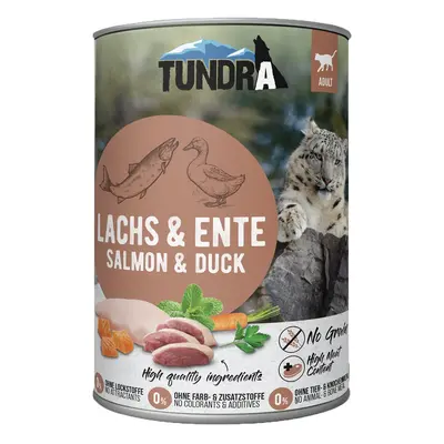 Tundra Cat losos a kachna 6 × 400 g