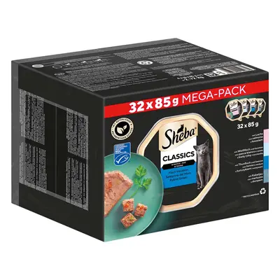 Sheba Classics paštika, rybí variace MSC 32 × 85 g