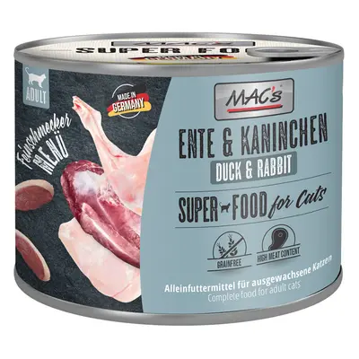 MAC's Cat Feinschmecker menu kachní a králičí maso 6× 200 g