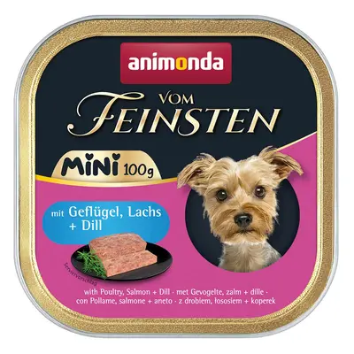 animonda vom Feinsten Mini drůbež, losos a kopr 32 × 100 g