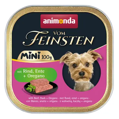 animonda vom Feinsten Mini hovězí, kachna a oregano 32 × 100 g