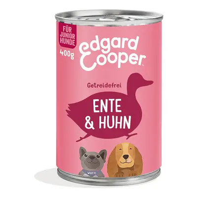 Edgard&Cooper Junior kachna a kuře 12 × 400 g