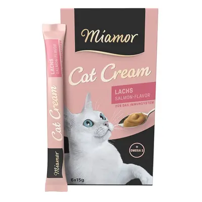 Miamor Cat Snack Cream losos 24 × 15 g