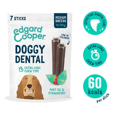 Edgard & Cooper Doggy Dental jahody/máta M 4× 160 g