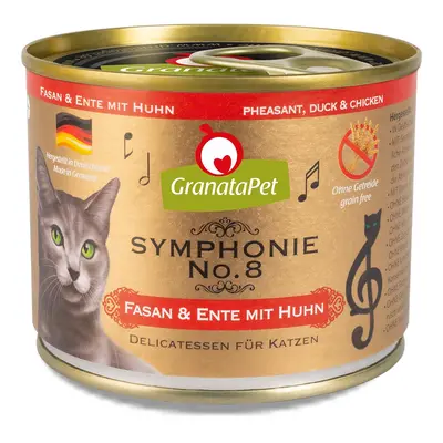 GranataPet Symphonie No. 8 bažant a kachna s kuřetem 6× 200 g