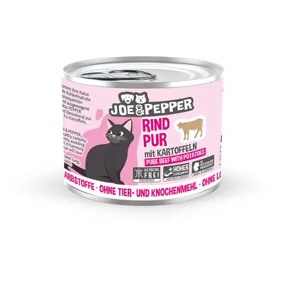 Joe & Pepper Cat čisté hovězí maso s bramborami 6× 200 g