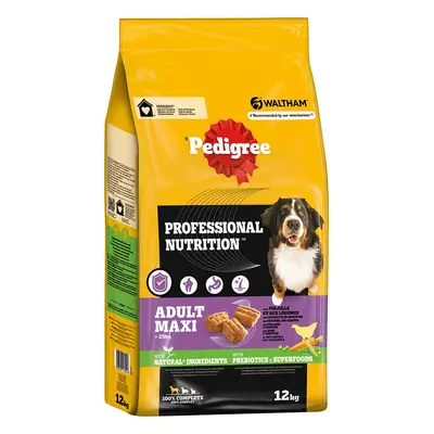 Pedigree Professional Nutrition Adult Maxi drůbež a zelenina, 12 kg