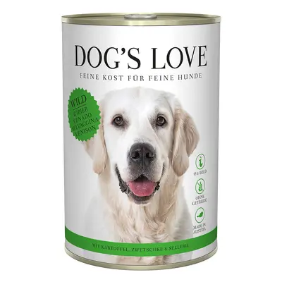 Dog's Love Classic zvěřina s bramborami, švestkami a celerem 6 × 400 g