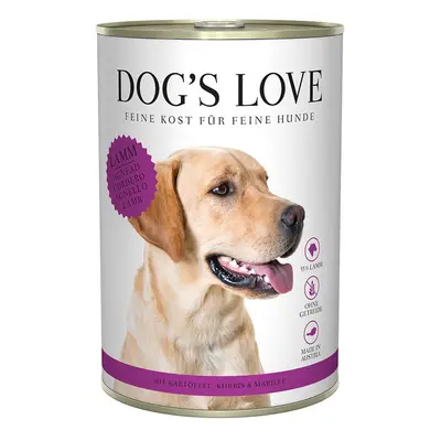 Dog's Love Classic jehněčí maso s bramborami, dýní a meruňkou 12x400g