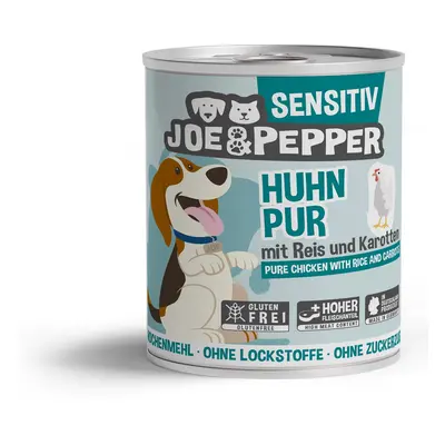 Joe & Pepper Dog Sensitiv čisté kuřecí maso s mrkví 6 × 800 g