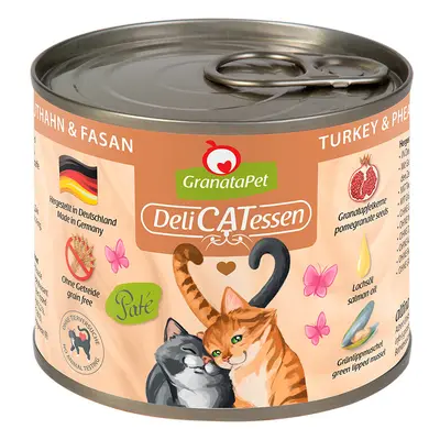 GranataPet – DeliCATessen konzerva Krocan a bažant 6× 200 g