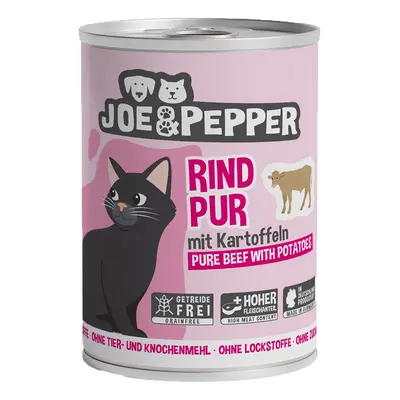 Joe & Pepper Cat čisté hovězí maso s bramborami 6 × 400 g