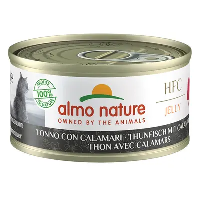 Almo Nature HFC Megapack tuňák s kalamárami, 6 × 70 g