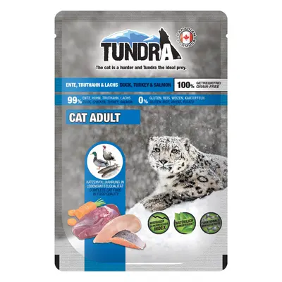 Tundra Cat kapsička, kachna, krocan a losos 16× 85 g