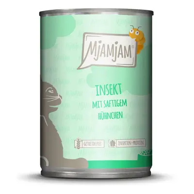 MjAMjAM – hmyz se šťavnatým kuřetem 24 x 400 g