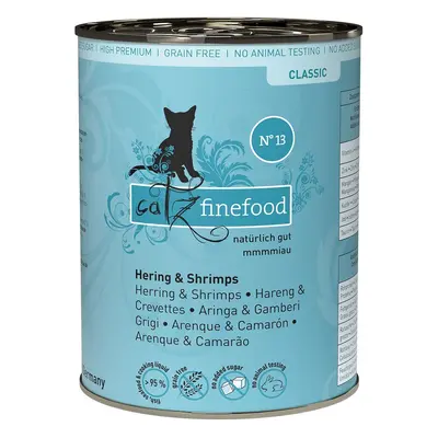 catz finefood Classic N° 13 – sleď a krevety 6 × 400 g