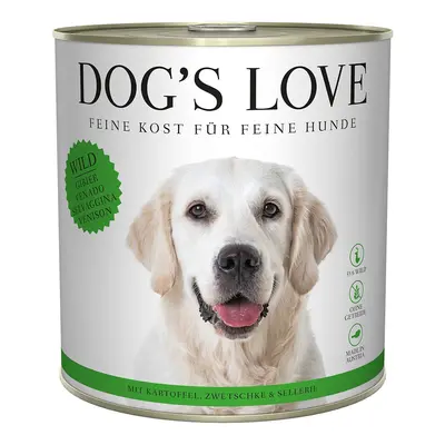 Dog's Love Classic zvěřina s bramborami, švestkami a celerem 6 × 800 g