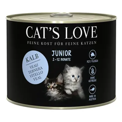 Cat's Love Junior telecí 6× 200 g