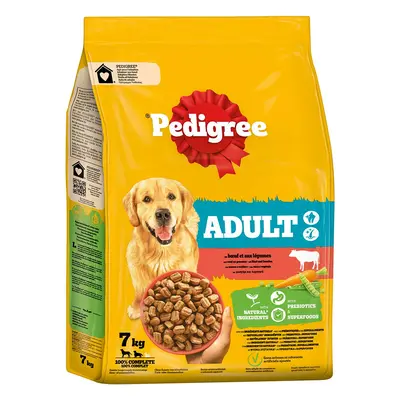 Pedigree Adult s hovězím a zeleninou, 7 kg