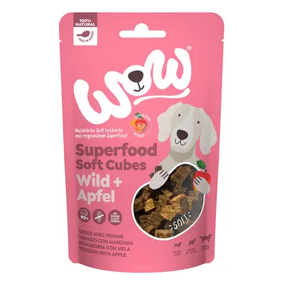 WOW SUPERFOOD Soft Cubes zvěřina s jablkem 150 g