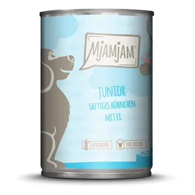 MjAMjAM Junior se šťavnatým kuřetem s vejci 6 × 400 g