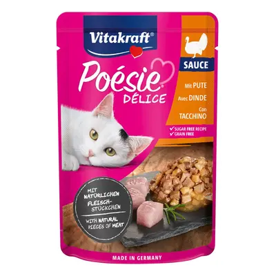 Vitakraft Poésie DéliSauce a krůtí prsa 23 × 85 g