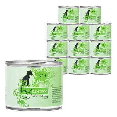 dogz finefood No. 4 kuřecí a bažant 12 × 200 g