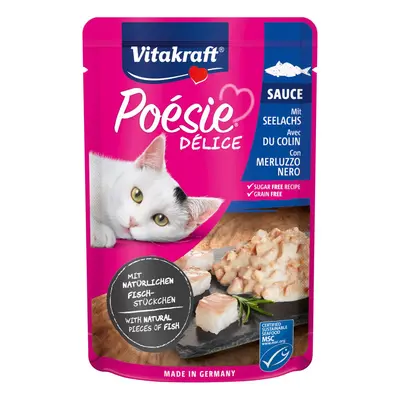 Vitakraft Poésie DéliSauce a treska tmavá 23 × 85 g