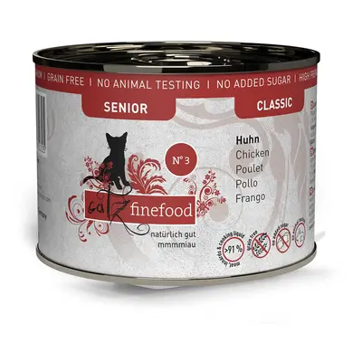 catz finefood Senior No. 03 kuřecí 6× 200 g