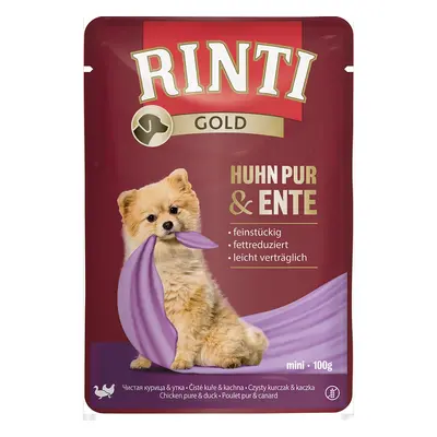 RINTI Gold kuře a kachna 10 × 100 g