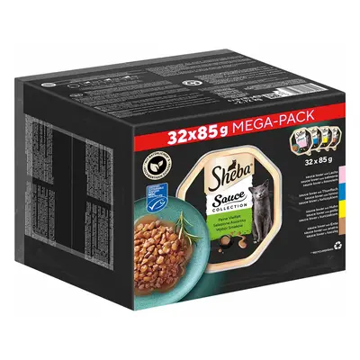 Sheba Multipack Sauce Collection Feine Vielfalt MSC 32 × 85 g