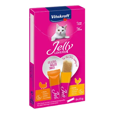 Vitakraft Jelly Lovers kuře a krůta 66× 15 g