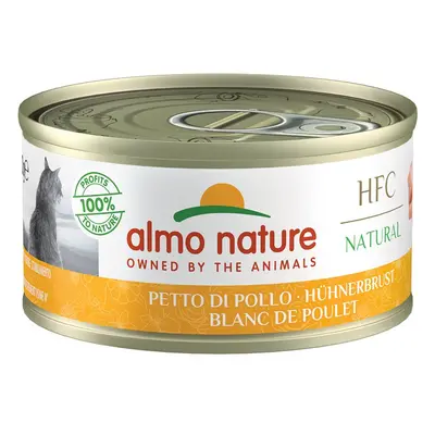 Almo Nature HFC Natural Megapack kuřecí prsa, 6 × 70 g