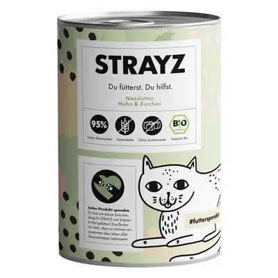 STRAYZ bio kuře a cuketa 6 × 400 g