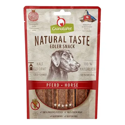 GranataPet Natural Taste Edler Snack, Kůň 90 g