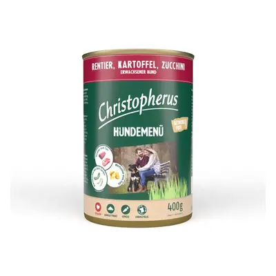 Christopherus krmivo pro psy, sobí maso s bramborami a cuketou 12 × 400 g