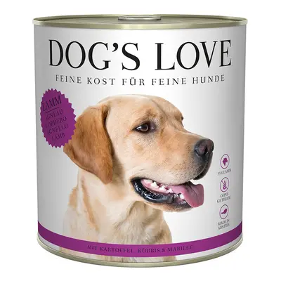 Dog's Love Classic jehněčí maso s bramborami, dýní a meruňkou 6 × 800 g