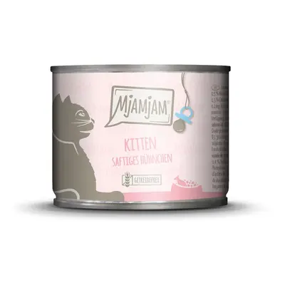 MjAMjAM Kitten – Šťavnaté kuře s lososovým olejem 6× 200 g