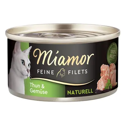 Miamor Feine Filets Naturell tuňák a zelenina 48× 80 g