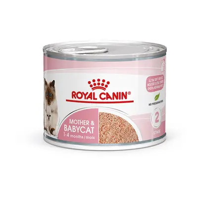 ROYAL CANIN MOTHER & BABYCAT Mousse pro březí kočky a koťata 12 x 195 g