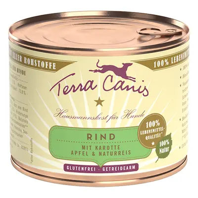 Terra Canis CLASSIC – hovězí s mrkví 12 × 200 g