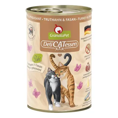 GranataPet – DeliCATessen konzerva Krocan a bažant 6× 400 g