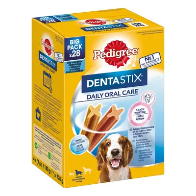 Pedigree DentaStix pro středně velké psy 28 kusů (4 × 7)