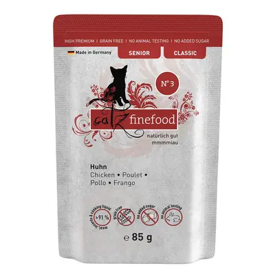 catz finefood Senior No. 03 kuřecí 16× 85 g