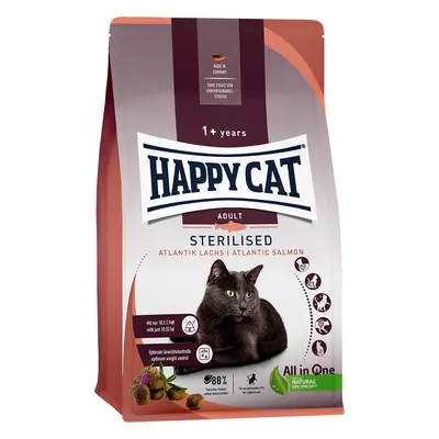 Happy Cat Sterilised Adult atlantský losos 10 kg