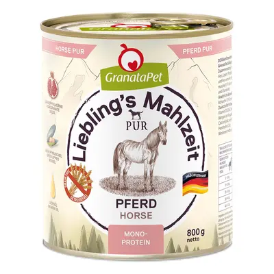 GranataPet Liebling's Mahlzeit ČISTÁ konina 6 × 800 g