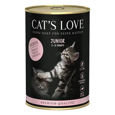 Cat´s Love Junior kuřecí 6 × 400 g