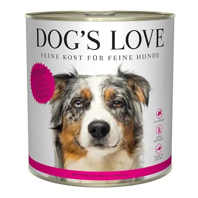 DOG'S LOVE ADULT koňské maso 6 × 800 g